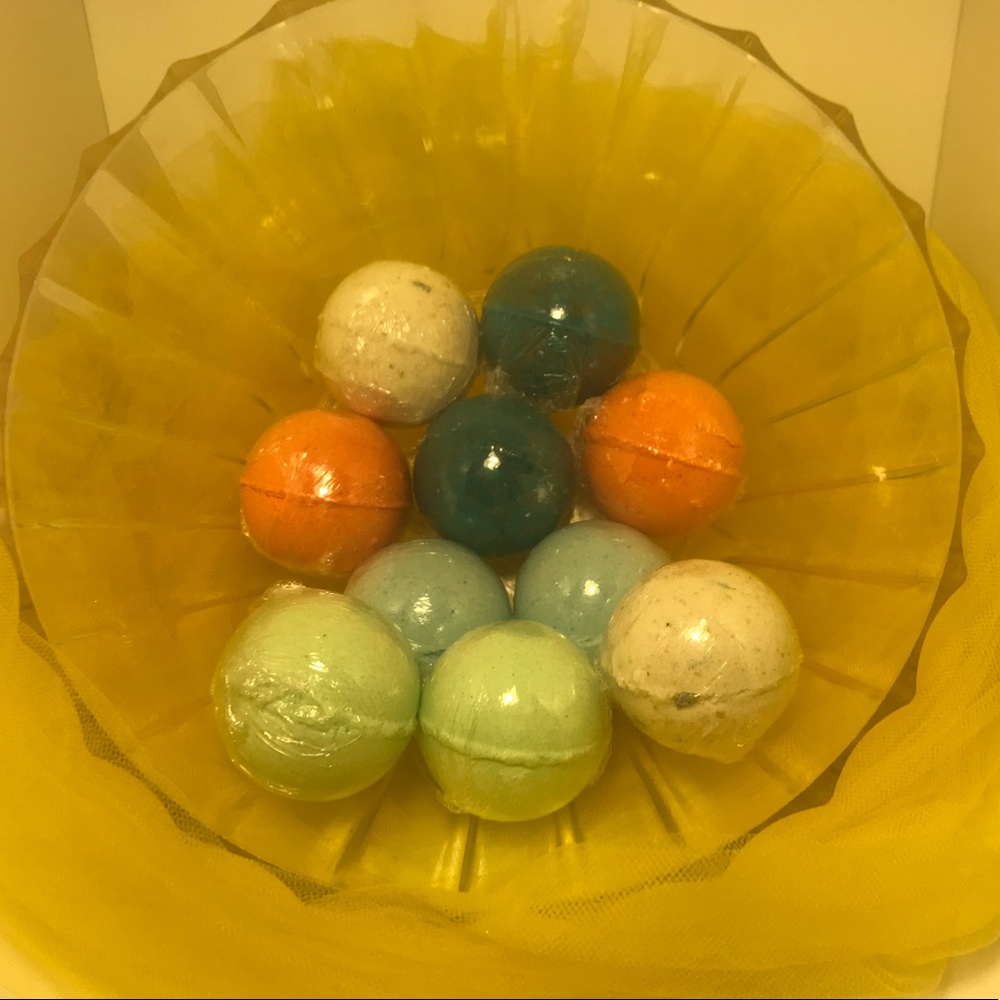 10 Assorted Golf Ball Bath Bombs
